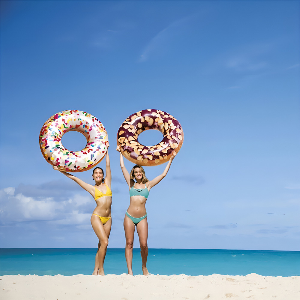 Salvavidas Inflable Dona Con Grajeas Intex Color Multicolor - Imagen 8