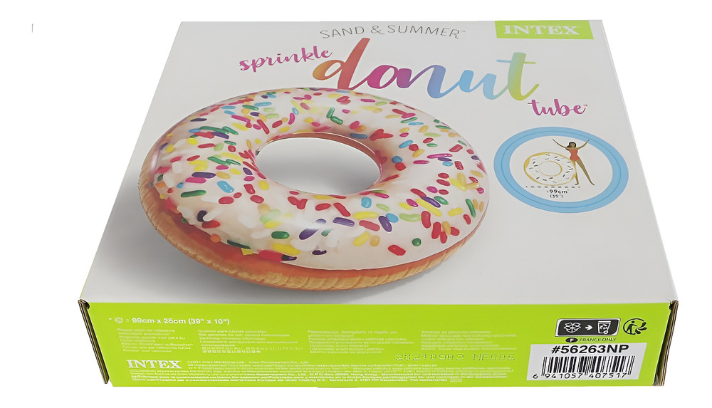 Salvavidas Inflable Dona Con Grajeas Intex Color Multicolor - Imagen 10