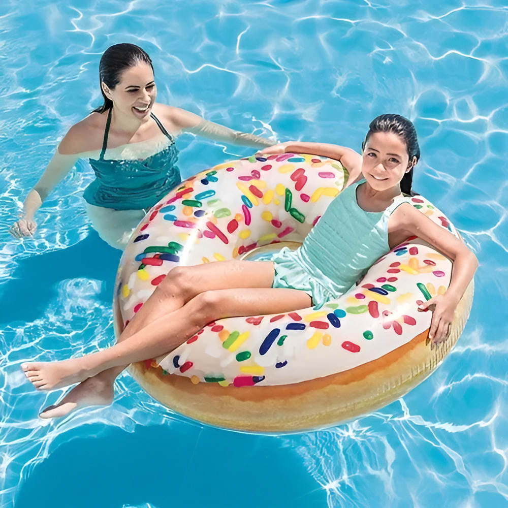 Salvavidas Inflable Dona Con Grajeas Intex Color Multicolor - Imagen 3